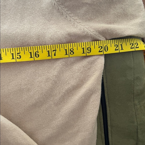 I Joah beige Star Patterned Women's open front cardigan/Sweater size L - Picture 7 of 10